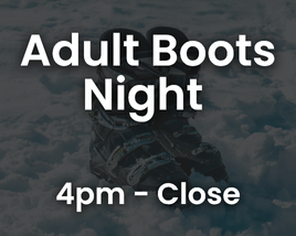 Adult Night Ski Boot Only