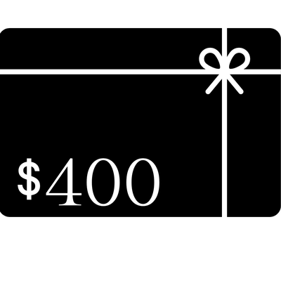 $400 Gift Certificate