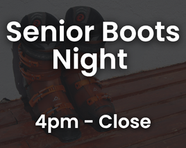 Senior Night Ski Boot Only