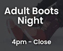 Adult Night Snowboard Boots Only