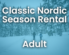 Adult - Nordic Classic Season Rental Package