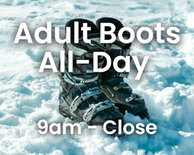 Adult All-Day Ski Boot Only