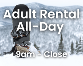 Adult All-Day Snowboard Rental Package
