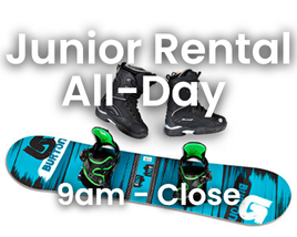 Junior All-Day Snowboard Rental Package