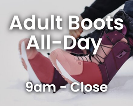 Adult All-Day Snowboard Boots Only