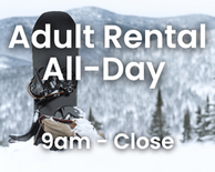 Adult All-Day Snowboard Rental Package