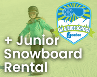 + Junior Snowboard Rental (Lessons Only)