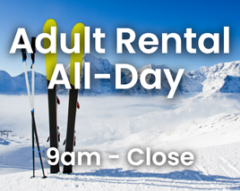 Adult All-Day Ski Rental Package