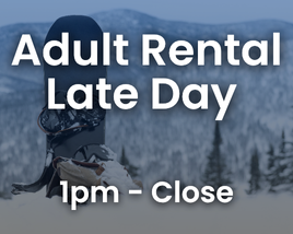 Adult Late Day Snowboard Rental Package