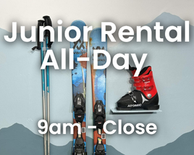 Junior All-Day Ski Rental Package