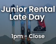 Junior Late-Day Ski Rental Package