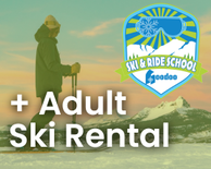 + Adult Ski Rental (Lessons Only)