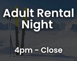 Adult Night Ski Rental Packages
