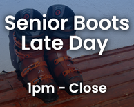 Senior Late-Day Ski Boot Only